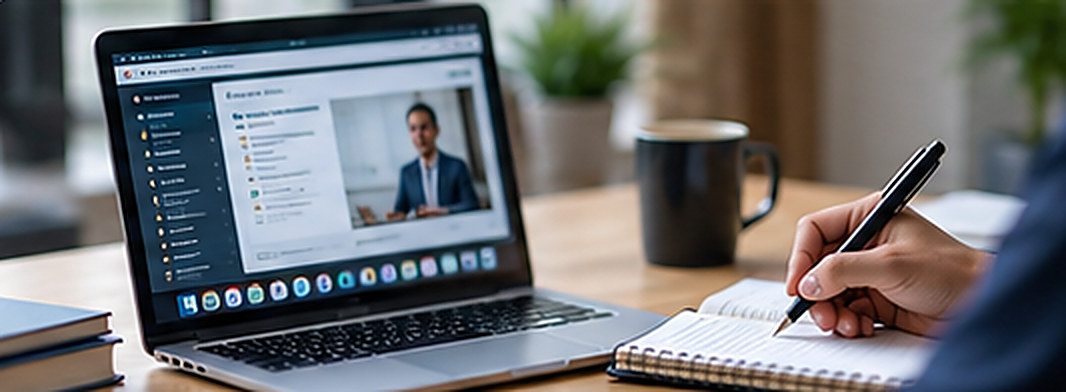 Illustration of an asynchronous online learning experience